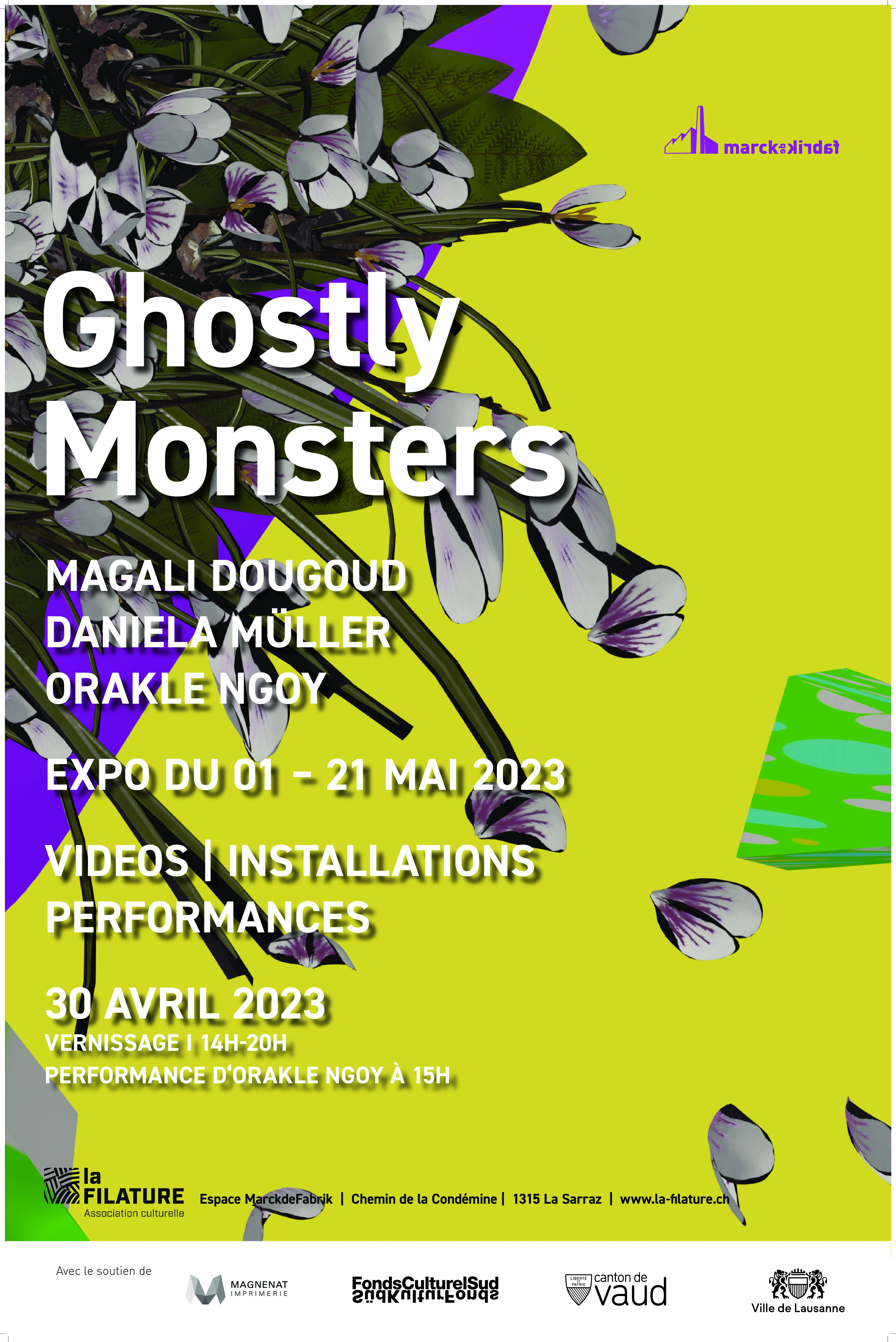 Affiche R4 de l'exposition Goostly Monster's